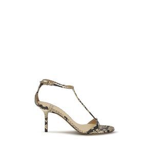 Francesco Russo Women Python-Print Leather Sandals